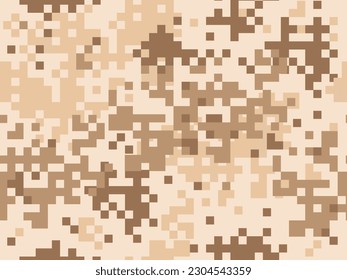 Camouflage nahtloses Muster. digitale Pixelfliesen von Khaki. forstwirtschaftliche Militärtextilien