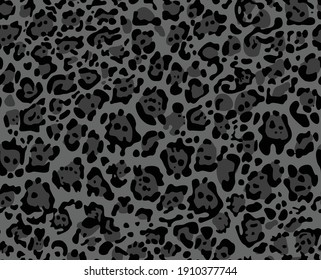 Camouflage seamless pattern. Leopard skin. Abstract camo. For hunting and fishing. Fabric print. Vector illustration