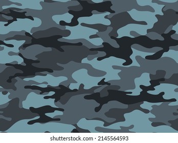 Patrón sin fisuras de camuflaje. Textura militar. Impresión sobre tela y ropa. Ilustración del vector