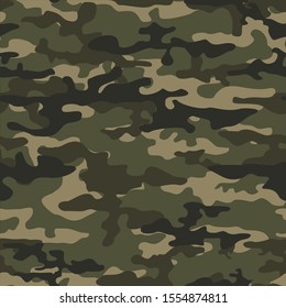 Camouflage seamless pattern military texture.Green.Modern. Hunting pattern.Army background. Print on decal and vinyl.Fabric and clothing design
