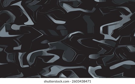 Camouflage seamless pattern modern. Abstract camo from water streaks. Print on fabric on textiles.