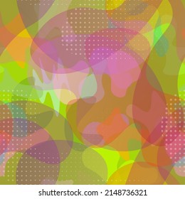 Camouflage Seamless Pattern. Modern Fashion Camouflage. Urban  Endless Repeats Surface. Vector Camo Fabric . Woodland Concept. Creative Army Hunting Print. Extreme Style Illustration.
