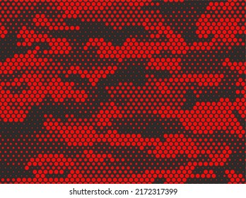 Camouflage seamless pattern. Modern military texture. Print on fabric and clothing. Vector illustration