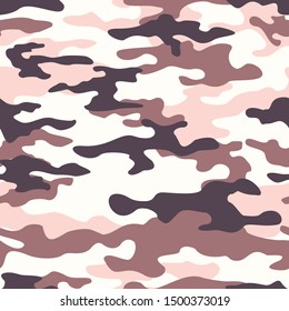 
Camouflage seamless pattern modern. Milk. Military texture. Print on fabric for clothes. Vector