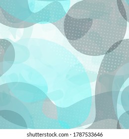 Camouflage Seamless Pattern. Modern Texture Military. Graffiti  Endless Repeats Surface. Vector Camo Fabric . Woodland Concept. Creative Army Hunting Print. Extreme Style Illustration.
