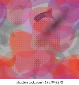 Camouflage Seamless Pattern. Modern Texture Military. Glamour  Endless Repeats Surface. Vector Camo Fabric . Woodland Concept. Creative Army Hunting Print. Extreme Style Illustration.
