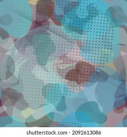 Camouflage Seamless Pattern. Modern Texture Military. Urban  Endless Repeats Surface. Vector Camo Fabric . Woodland Concept. Creative Army Hunting Print. Extreme Style Illustration.
