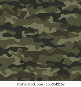 
Camouflage seamless pattern, modern.Army texture.Military background.Print on fabric.Vector