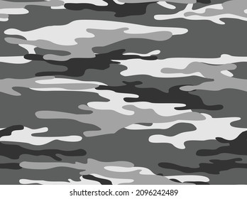 Patrón sin fisuras de camuflaje. Impresión sobre textiles y tejidos. Ilustración del vector