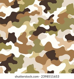 camouflage seamless pattern print stylish background vector design	