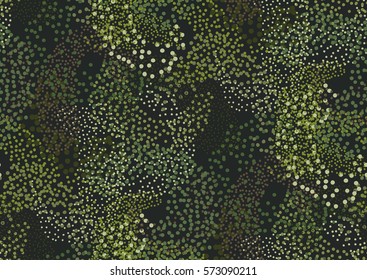 Camouflage seamless pattern in a shades of green, brown, beige colors.