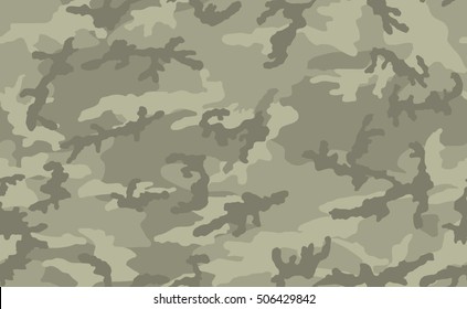 Camouflage seamless pattern. Shades of sage (grayish- green) color. Little contrast. Useable for hunting and military purposes. 