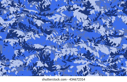 Camouflage seamless pattern, surface texture. Design for the Women's Activewear Market. Print for Textile Design, Wallpaper, Web page background / Vector Illustration