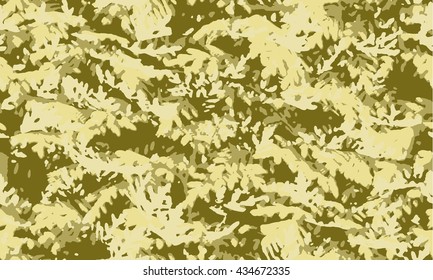 Camouflage seamless pattern, surface texture. Design for the Women's Activewear Market. Print for Textile Design, Wallpaper, Web page background / Vector Illustration