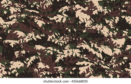 Camouflage seamless pattern, surface texture. Design for the Women's Activewear Market. Print for Textile Design, Wallpaper, Web page background / Vector Illustration