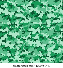 Camouflage Seamless Pattern - Teal camouflage repeating pattern design