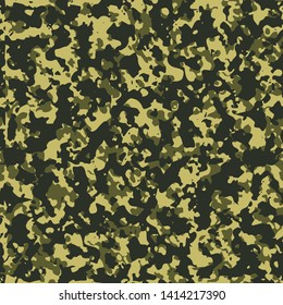 Camouflage seamless pattern texture. Abstract modern vector military camo backgound. Fabric textile print template.