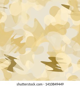 Camouflage Seamless Pattern. Texture Military Camouflage Endless Repeats. Vector Camo Fabric. Camo Sports Surface Textile. Woodland Concept Seamless Pattern. Sport Army Hunting. Fashion Print Surface.