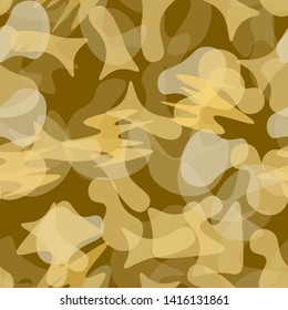 Camouflage Seamless Pattern. Texture Military Camouflage Endless Repeats. Vector Camo Fabric. Camo Sports Surface Textile. Woodland Concept Seamless Pattern. Sport Army Hunting. Fashion Print Surface.