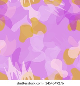 Camouflage Seamless Pattern. Texture Military Camouflage Endless Repeats. Vector Camo Fabric. Camo Sports Surface Textile. Woodland Concept Seamless Pattern. Sport Army Hunting. Fashion Print Surface.