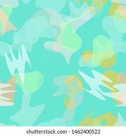 Camouflage Seamless Pattern. Texture Military Camouflage Endless Repeats. Vector Camo Fabric. Camo Sports Surface Textile. Woodland Concept Seamless Pattern. Sport Army Hunting. Fashion Print Surface.