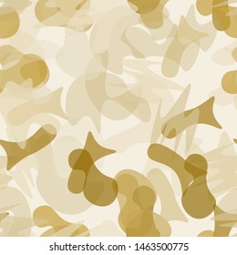 Camouflage Seamless Pattern. Texture Military Camouflage Endless Repeats. Vector Camo Fabric. Camo Sports Surface Textile. Woodland Concept Seamless Pattern. Sport Army Hunting. Fashion Print Surface.