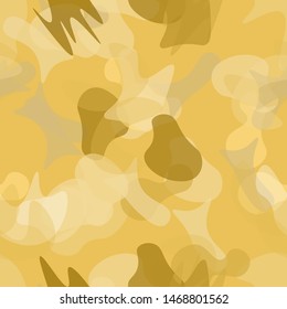 Camouflage Seamless Pattern. Texture Military Camouflage Endless Repeats. Vector Camo Fabric. Camo Sports Surface Textile. Woodland Concept Seamless Pattern. Sport Army Hunting. Fashion Print Surface.