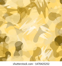 Camouflage Seamless Pattern. Texture Military Camouflage Endless Repeats. Vector Camo Fabric. Camo Sports Surface Textile. Woodland Concept Seamless Pattern. Sport Army Hunting. Fashion Print Surface.