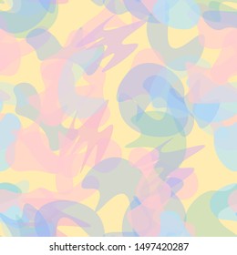 Camouflage Seamless Pattern. Texture Military Camouflage Endless Repeats. Vector Camo Fabric. Camo Sports Surface Textile. Woodland Concept Seamless Pattern. Sport Army Hunting. Fashion Print Surface.