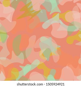 Camouflage Seamless Pattern. Texture Military Camouflage Endless Repeats. Vector Camo Fabric. Camo Sports Surface Textile. Woodland Concept Seamless Pattern. Sport Army Hunting. Fashion Print Surface.