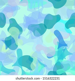 Camouflage Seamless Pattern. Texture Military Camouflage Endless Repeats. Vector Camo Fabric. Camo Sports Surface Textile. Woodland Concept Seamless Pattern. Sport Army Hunting. Fashion Print Surface.