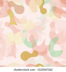 Camouflage Seamless Pattern. Texture Military Camouflage Endless Repeats. Vector Camo Fabric. Camo Sports Surface Textile. Woodland Concept Seamless Pattern. Sport Army Hunting. Fashion Print Surface.