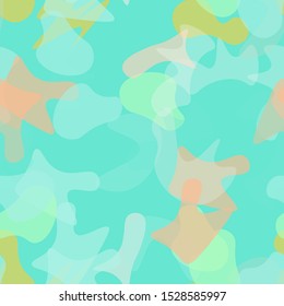 Camouflage Seamless Pattern. Texture Military Camouflage Endless Repeats. Vector Camo Fabric. Camo Sports Surface Textile. Woodland Concept Seamless Pattern. Sport Army Hunting. Fashion Print Surface.