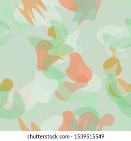 Camouflage Seamless Pattern. Texture Military Camouflage Endless Repeats. Vector Camo Fabric. Camo Sports Surface Textile. Woodland Concept Seamless Pattern. Sport Army Hunting. Fashion Print Surface.