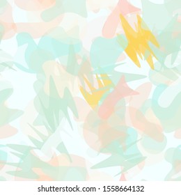 Camouflage Seamless Pattern. Texture Military Camouflage Endless Repeats. Vector Camo Fabric. Camo Sports Surface Textile. Woodland Concept Seamless Pattern. Sport Army Hunting. Fashion Print Surface.