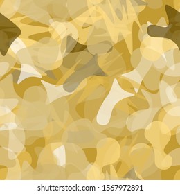 Camouflage Seamless Pattern. Texture Military Camouflage Endless Repeats. Vector Camo Fabric. Camo Sports Surface Textile. Woodland Concept Seamless Pattern. Sport Army Hunting. Fashion Print Surface.
