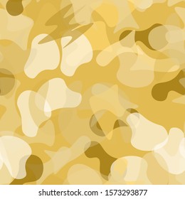 Camouflage Seamless Pattern. Texture Military Camouflage Endless Repeats. Vector Camo Fabric. Camo Sports Surface Textile. Woodland Concept Seamless Pattern. Sport Army Hunting. Fashion Print Surface.