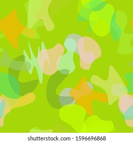 Camouflage Seamless Pattern. Texture Military Camouflage Endless Repeats. Vector Camo Fabric. Camo Sports Surface Textile. Woodland Concept Seamless Pattern. Sport Army Hunting. Fashion Print Surface.