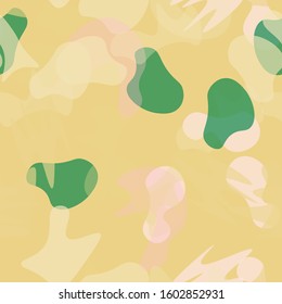 Camouflage Seamless Pattern. Texture Military Camouflage Endless Repeats. Vector Camo Fabric. Camo Sports Surface Textile. Woodland Concept Seamless Pattern. Sport Army Hunting. Fashion Print Surface.