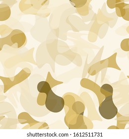 Camouflage Seamless Pattern. Texture Military Camouflage Endless Repeats. Vector Camo Fabric. Camo Sports Surface Textile. Woodland Concept Seamless Pattern. Sport Army Hunting. Fashion Print Surface.