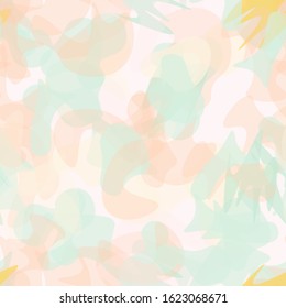 Camouflage Seamless Pattern. Texture Military Camouflage Endless Repeats. Vector Camo Fabric. Camo Sports Surface Textile. Woodland Concept Seamless Pattern. Sport Army Hunting. Fashion Print Surface.