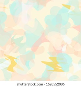 Camouflage Seamless Pattern. Texture Military Camouflage Endless Repeats. Vector Camo Fabric. Camo Sports Surface Textile. Woodland Concept Seamless Pattern. Sport Army Hunting. Fashion Print Surface.