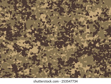 Camouflage seamless pattern. three colors and spotted forms.