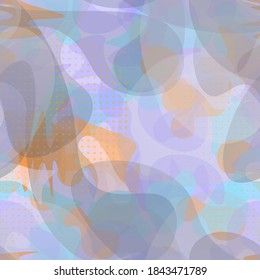 Camouflage Seamless Pattern. Trending Camouflage Seamless Pattern. Graffiti  Endless Repeats Surface. Vector Camo Fabric . Woodland Concept. Creative Army Hunting Print. Extreme Style Illustration.
