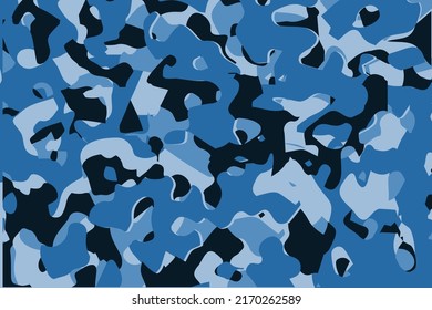 Camouflage Seamless Pattern. Vector Camouflage Pattern.