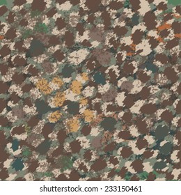 Camouflage seamless pattern in vector