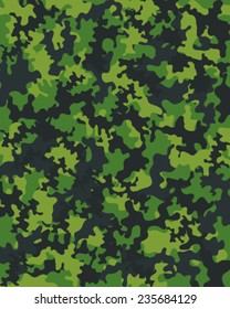Camouflage seamless pattern, vector
