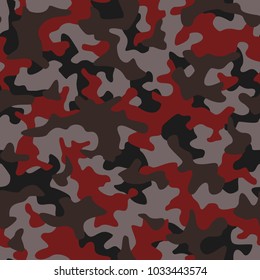 Camouflage seamless pattern vector. Abstract modern military background.