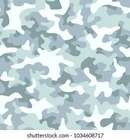 Camouflage seamless pattern vector. Abstract modern military background.