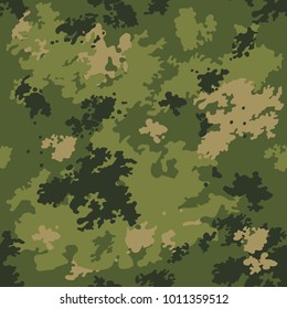 Camouflage seamless pattern. Vector background.
